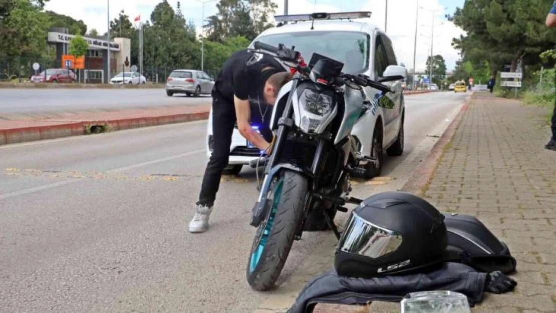 Otomobilin çarpıp kaçtığı yaralı genç, yeni aldığı motosikletini bırakmamak için hastaneye gitmedi