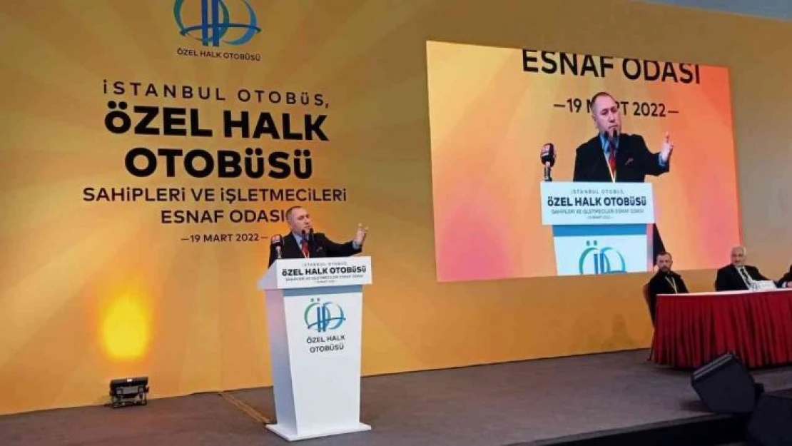 Özel Halk otobüsleri Esnaf Odası seçimlerinde Başkan Göksel Ovacık güven tazeledi