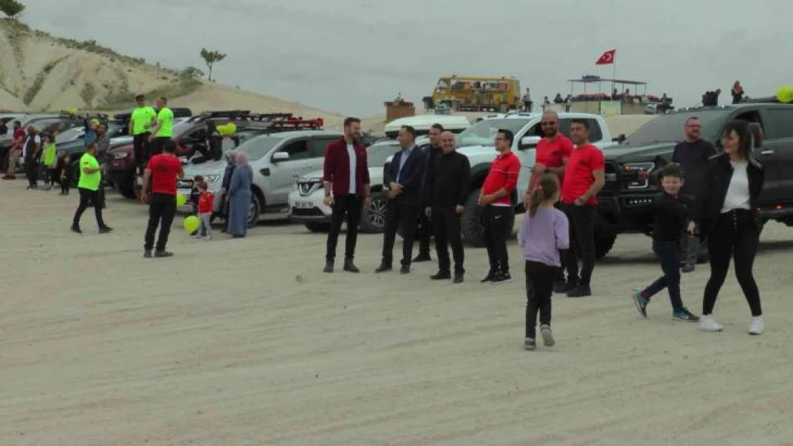 Özel öğrenciler Kapadokya'yı Off Road araçlarıyla gezdi