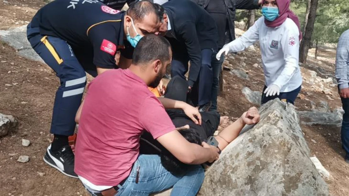 Piknik yapan polis, bıçakla hayat kurtardı