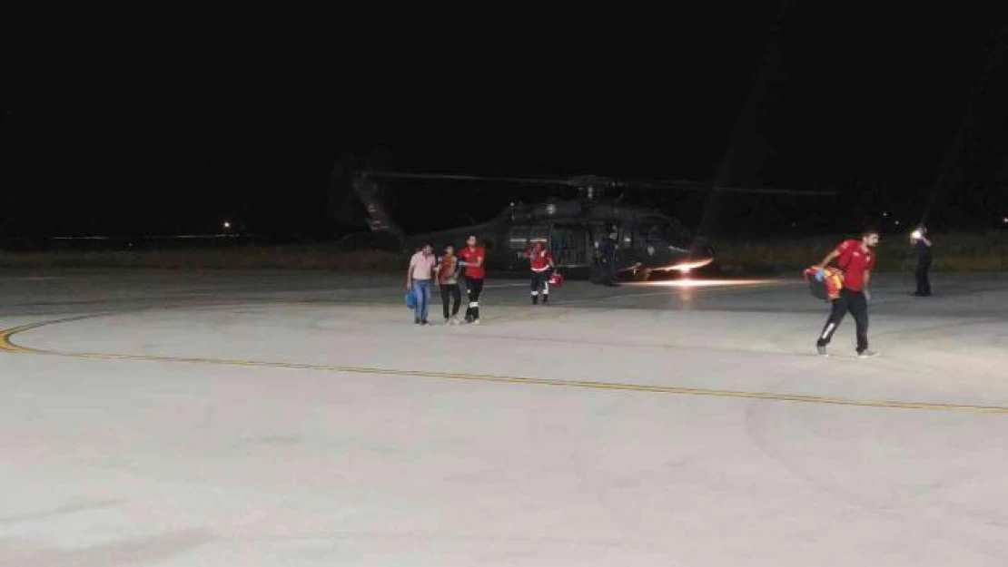 Polis helikopteri 15 yaşındaki genç için gece havalandı