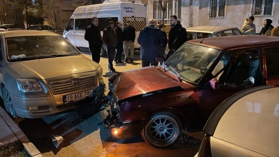 Polisten kaçan zanlılar kaza yapınca yakalandı