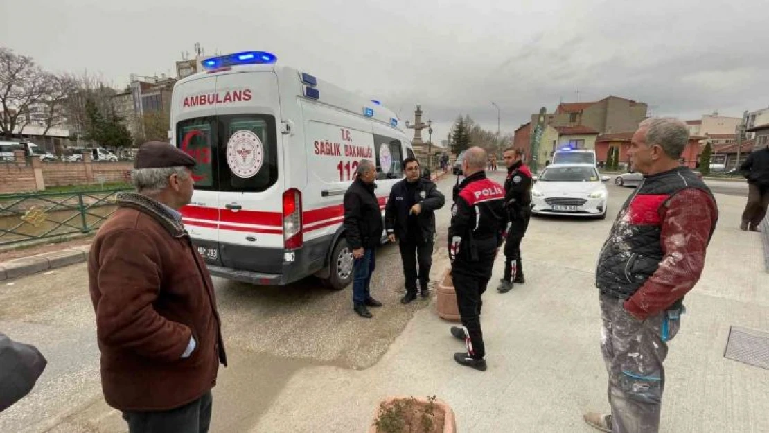 Porsuk Çayı'na düşen kadını vatandaşlar kurtardı