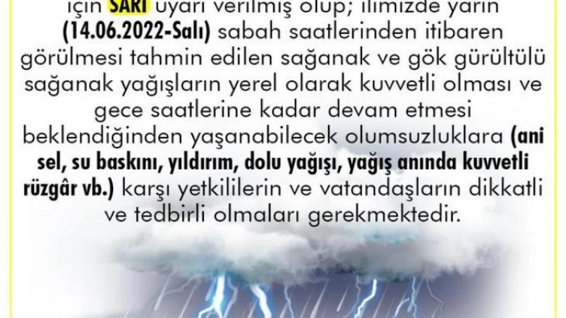 Rize Valiliğinden sel uyarısı yapıldı