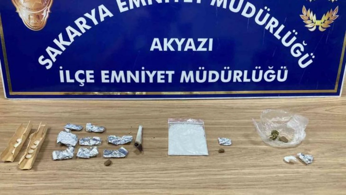 Sakarya'da uyuşturucu operasyonu: 3 gözaltı