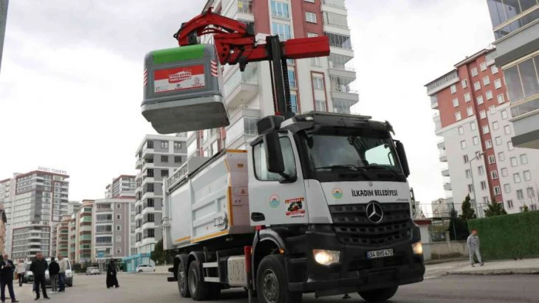 Samsun'a yeni sistem çöp konteynerleri