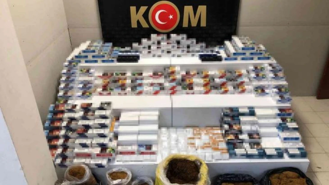 Samsun'da 'Nefes' operasyonu: 86 bin 820 adet makaron ele geçirildi