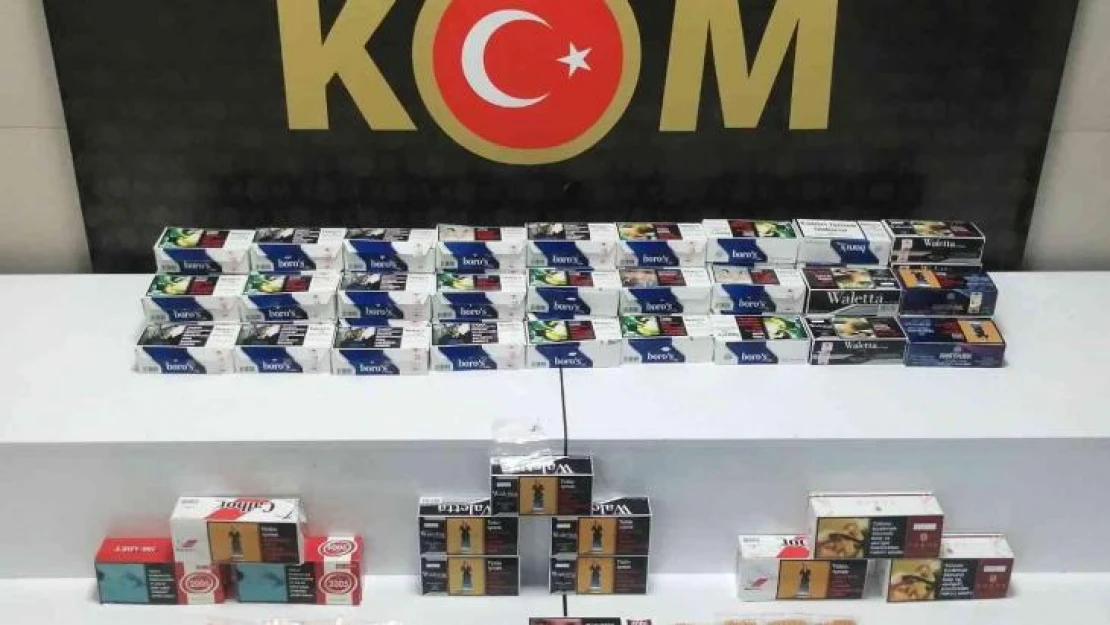 Samsun'da 16 bin 240 dal makaron ele geçirildi