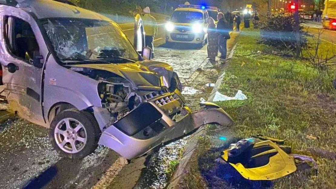 Samsun'da trafik kazası: 1 yaralı