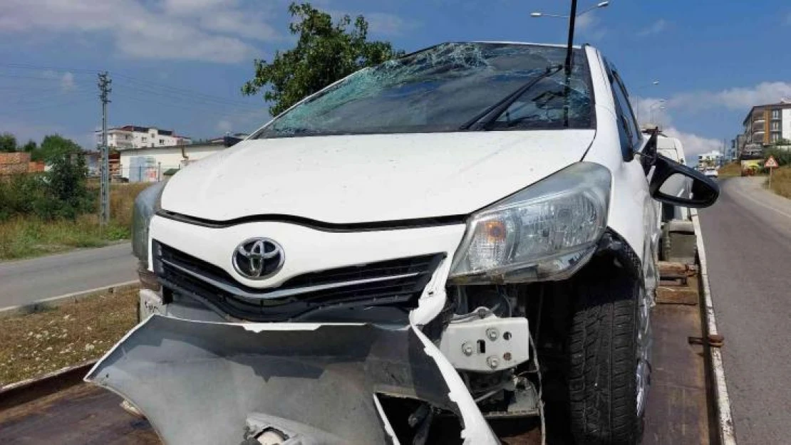 Samsun'da trafik kazası: 2 yaralı