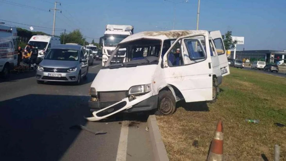 Samsun'da trafik kazası: 5 yaralı