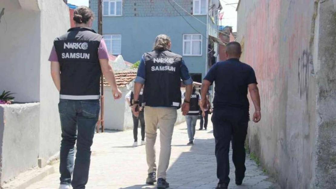 Samsun'da uyuşturucu operasyonu: 7 gözaltı