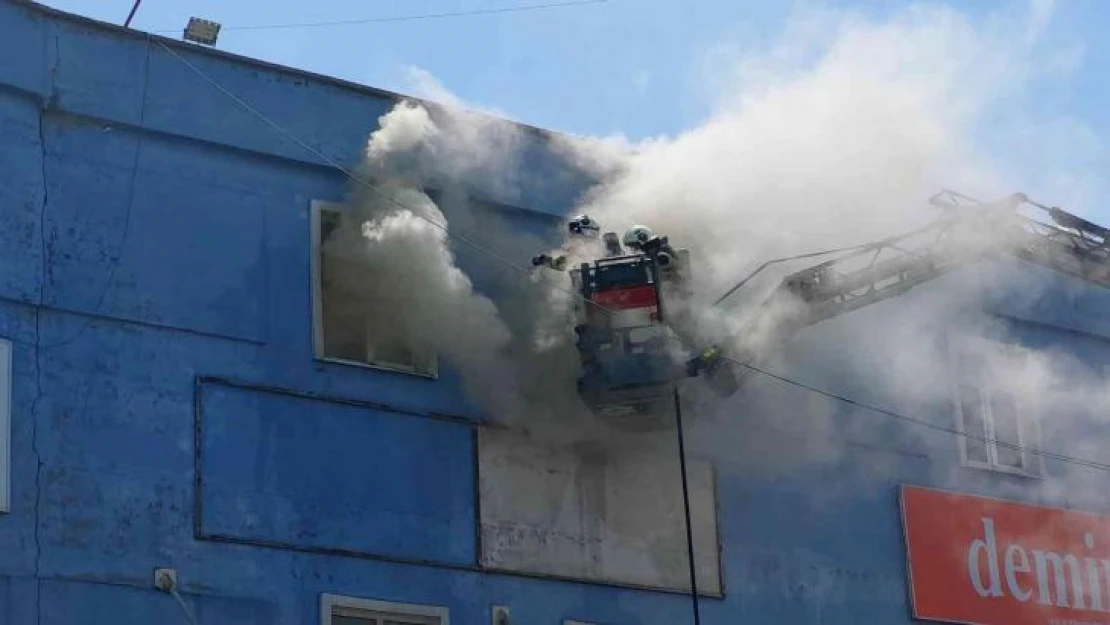 Samsun Gıda Borsası'nda yangın