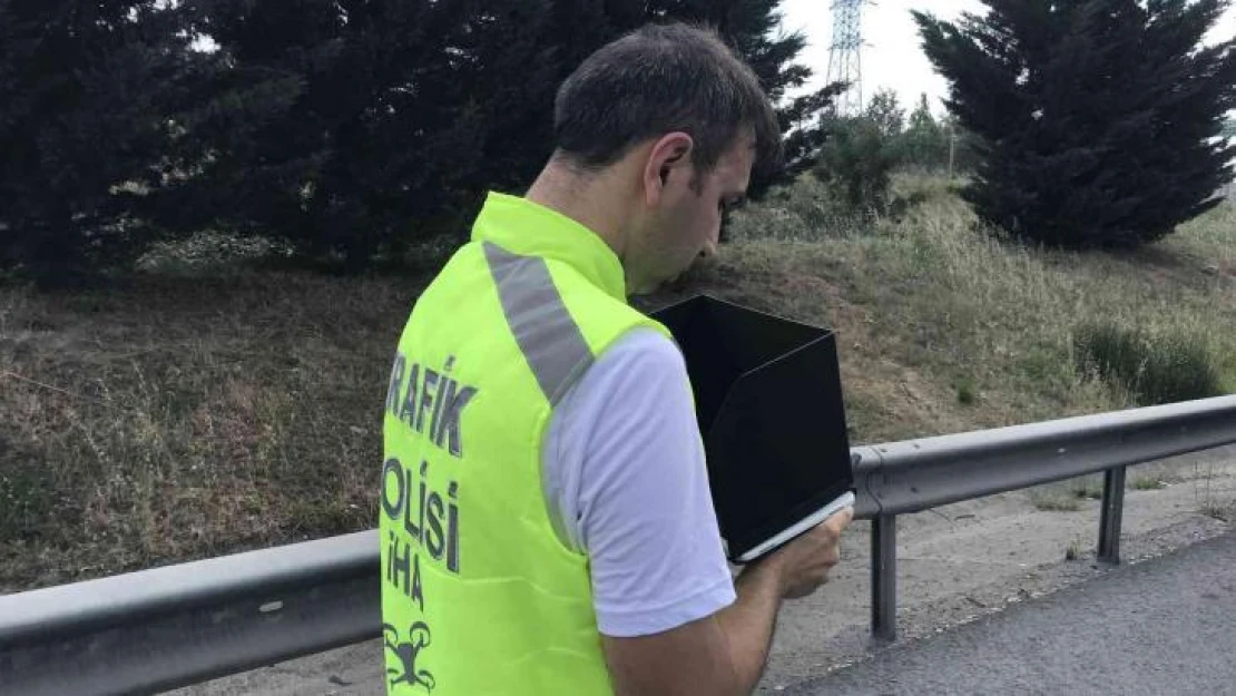 Sancaktepe'de bayram öncesi dron destekli denetimlerde sürücülere ceza yağdı