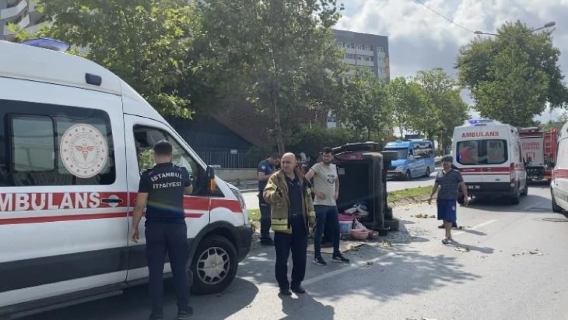 Sancaktepe'de kurban kesimi dönüşü feci kaza: 4 yaralı