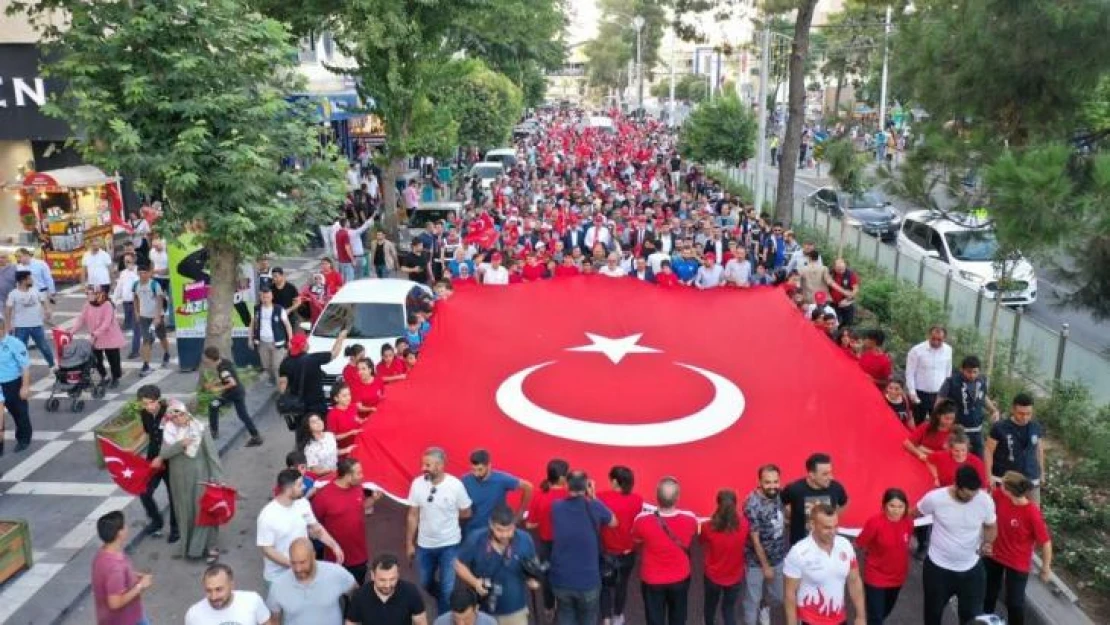 Şanlıurfa'da 15 Temmuz Demokrasi ve Milli Birlik Günü