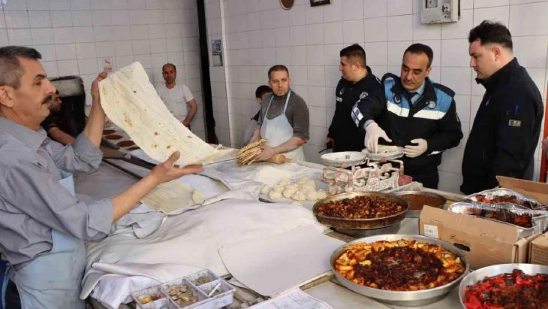 Şanlıurfa'da ekmek fırınlarına zabıta denetimi