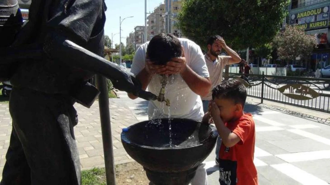 Şanlıurfa'da sıcak hava bunalttı