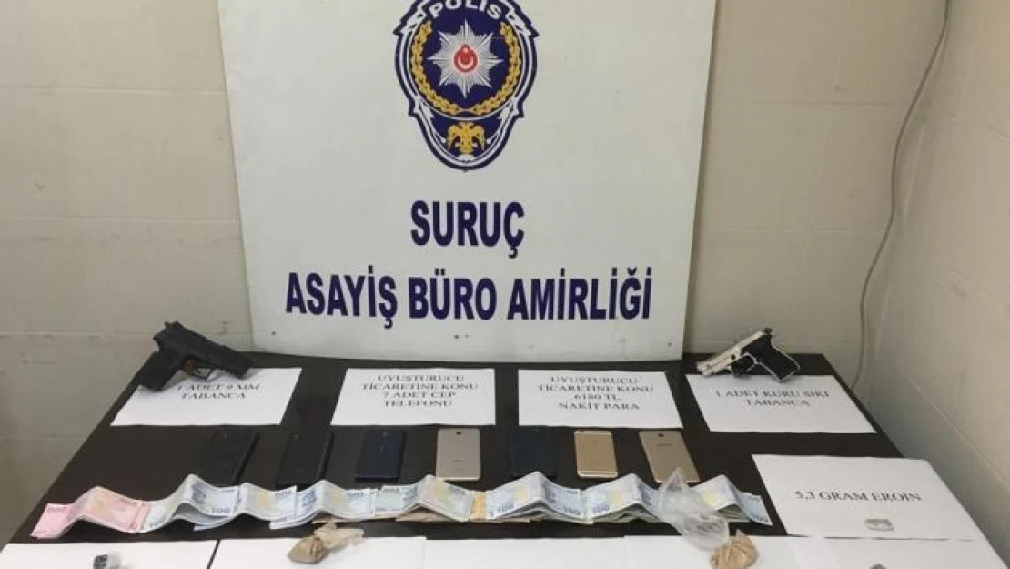 Şanlıurfa'da uyuşturucu operasyonu