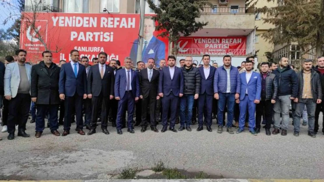 Şanlıurfa'da Yeniden Refah Partisi'nde toplu istifa