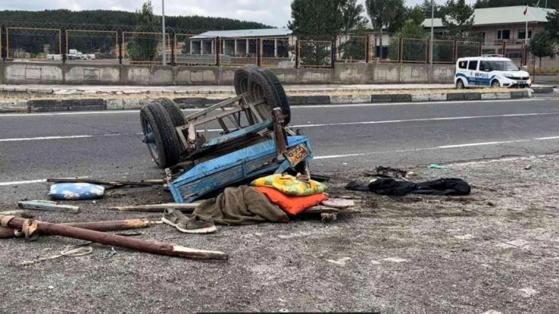 Sarıkamış'ta trafik kazası: 1 yaralı