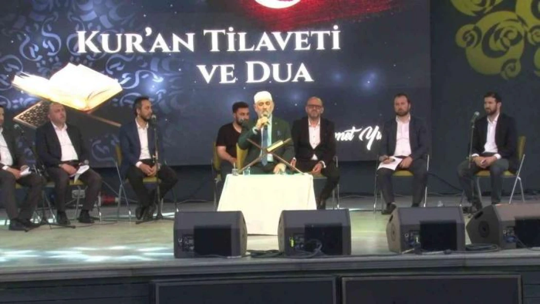 Şehit askerler için Ümraniye'de Kur'an tilaveti