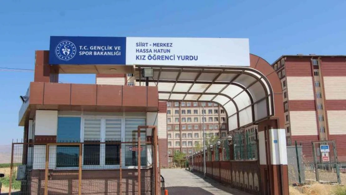 Siirt'te başvuru yapan bin 923 öğrencinin tamam yurtlara yerleştirildi