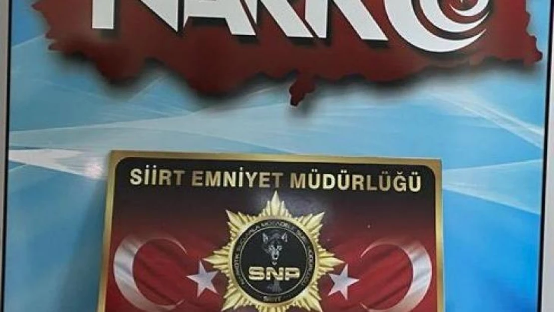 Siirt'te bir araçta 6 kilo 738 gram eroin ele geçirildi