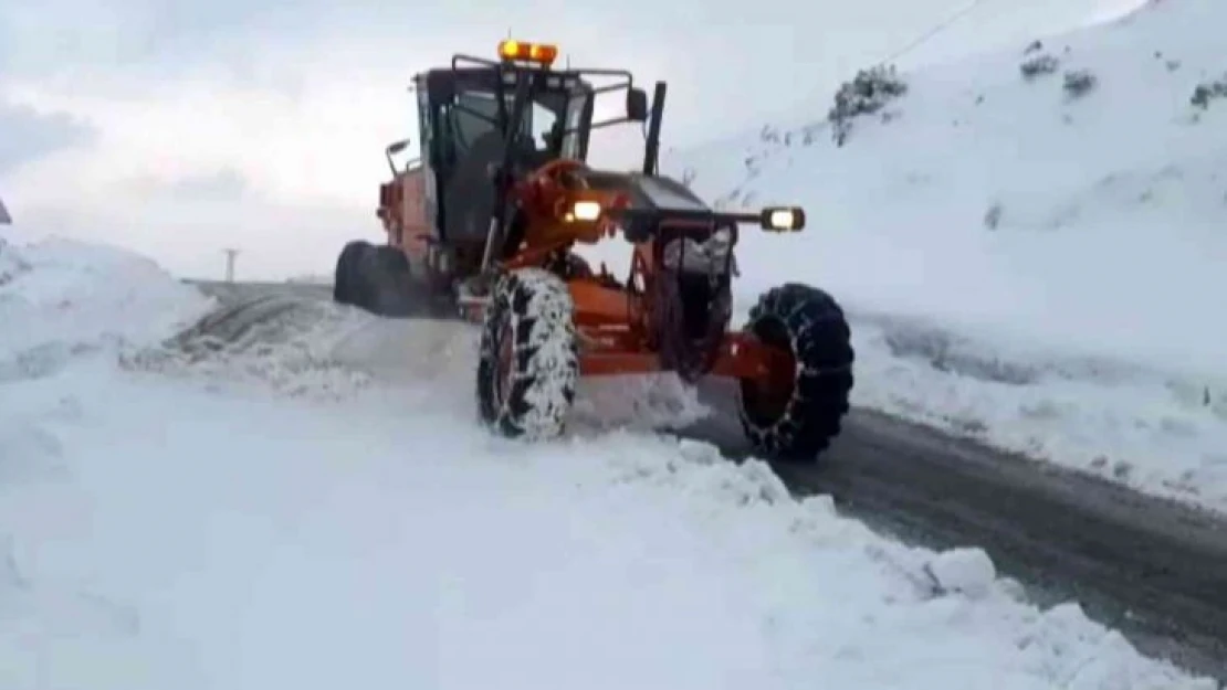 Siirt'te kar 27 köy ve 2 mezrayı ulaşıma kapattı