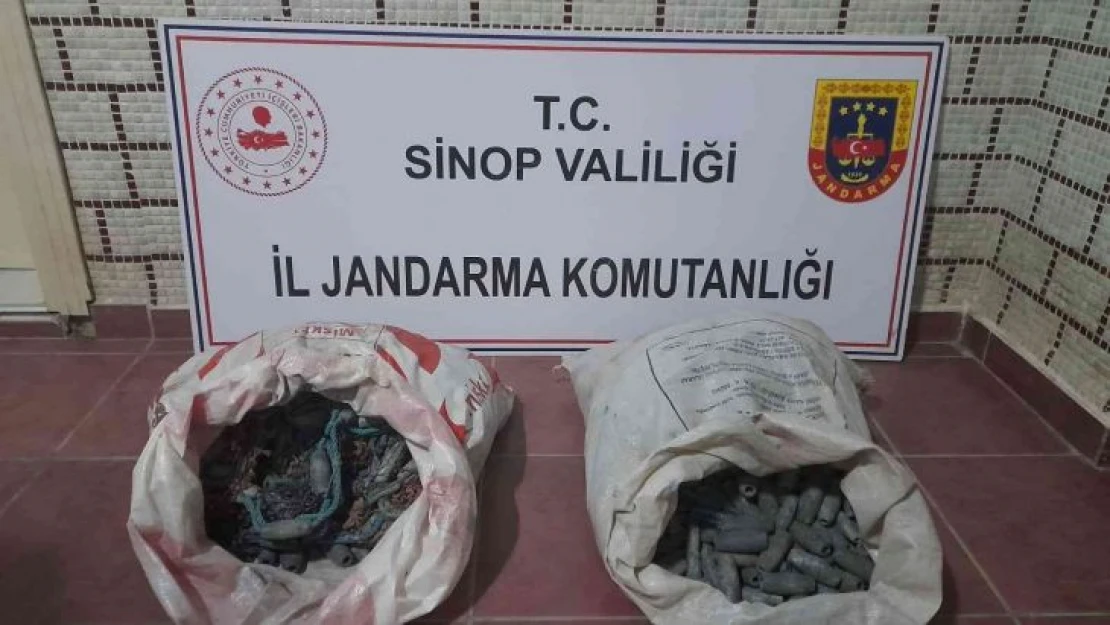 Sinop'ta 100 bin lira değerinde ağ kurşunları çalındı