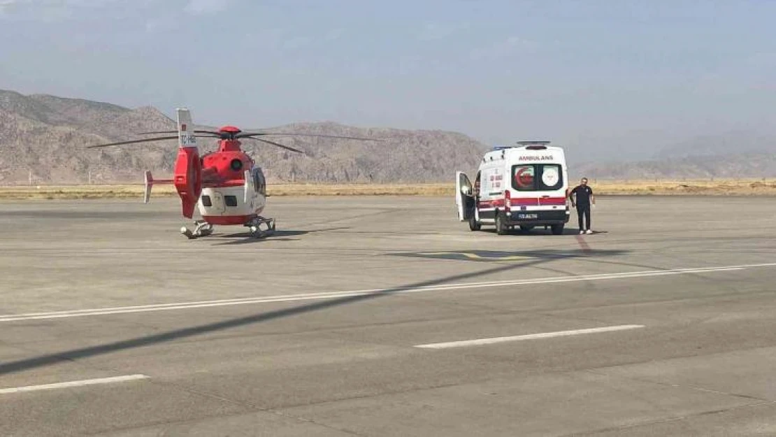 Şırnak'ta ambulans helikopter prematüre bebek için havalandı