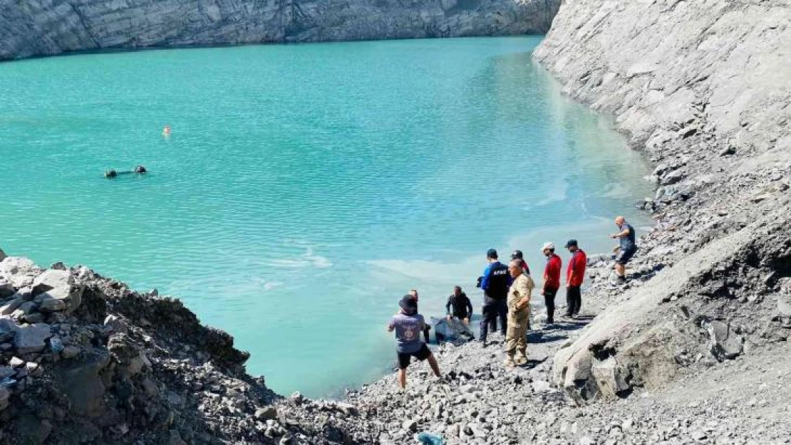 Şırnak'ta kamyonla gölete düşen şoförün cesedine ulaşıldı