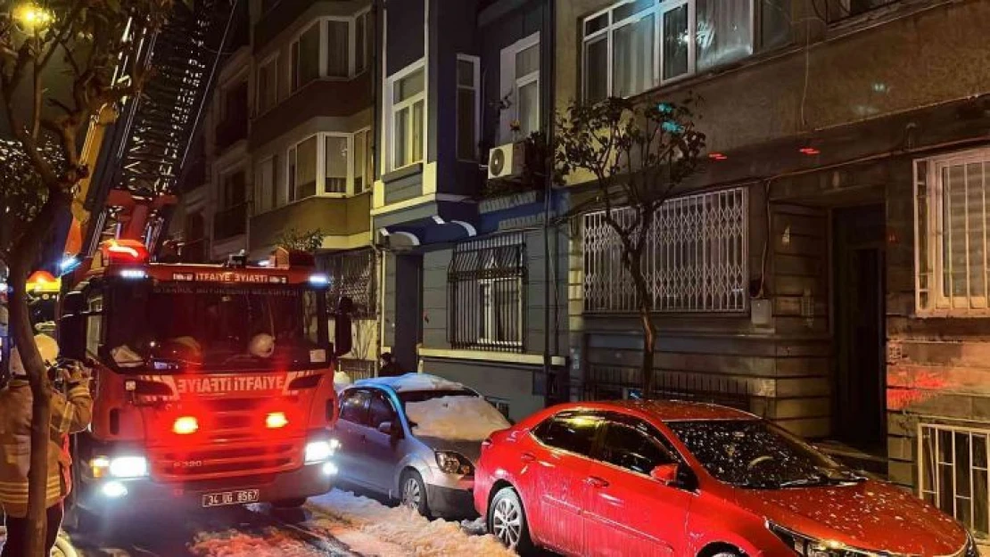 Şişli'de korkutan yangın