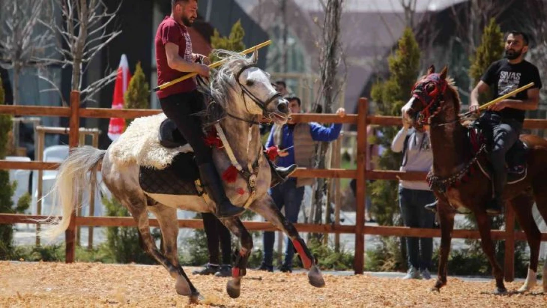 Sivas'ta ata sporu cirit gösterisi nefes kesti