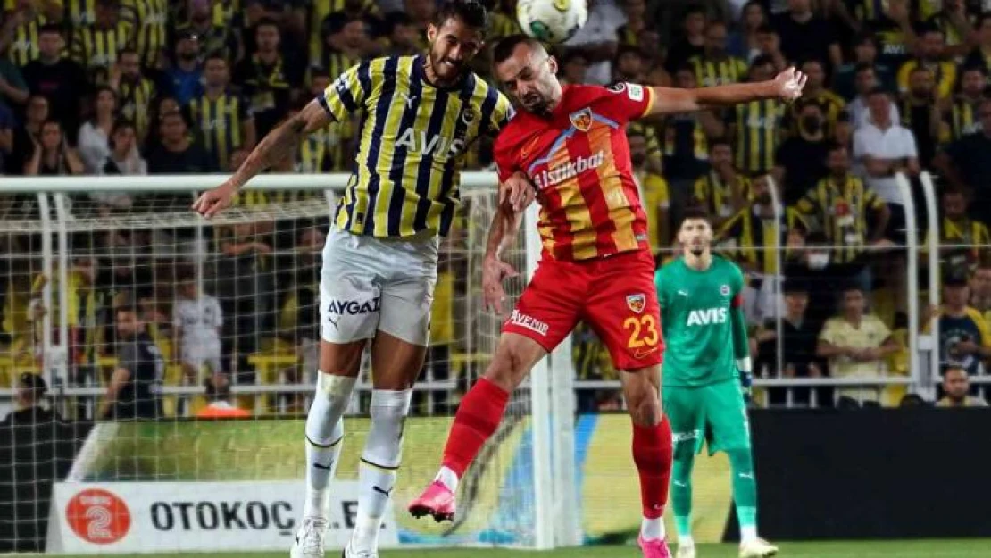 Spor Toto Süper Lig: Fenerbahçe: 2 - Kayserispor: 0 (Maç sonucu)