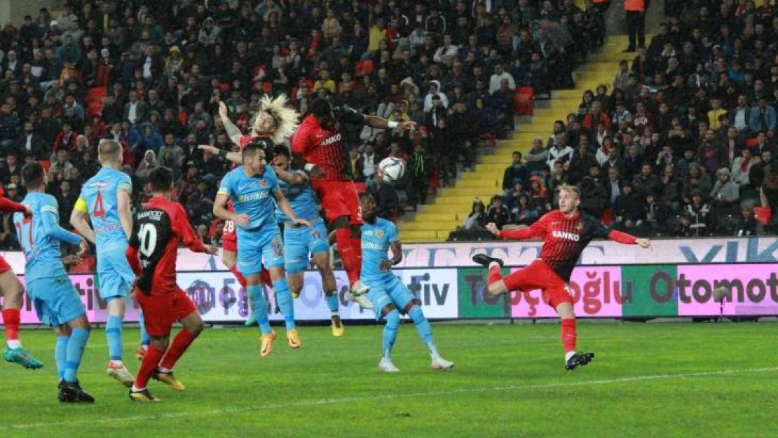 Spor Toto Süper Lig: Gaziantep FK: 1 - Kayserispor: 1 (Maç Sonucu)