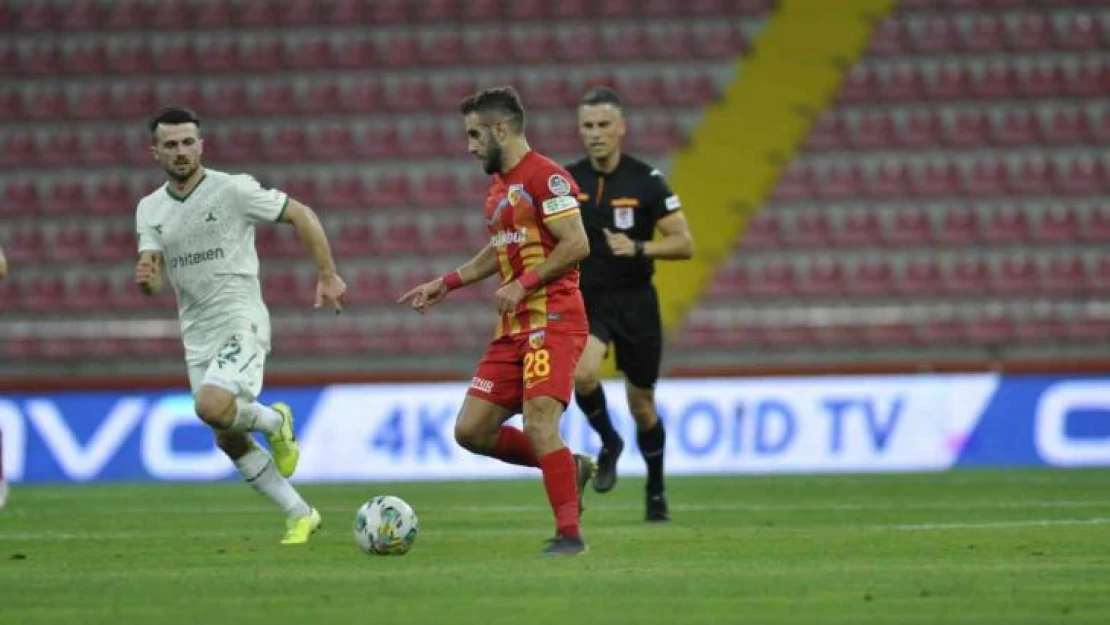 Spor Toto Süper Lig: Kayserispor: 1 - Giresuspor: 0 (İlk yarı)