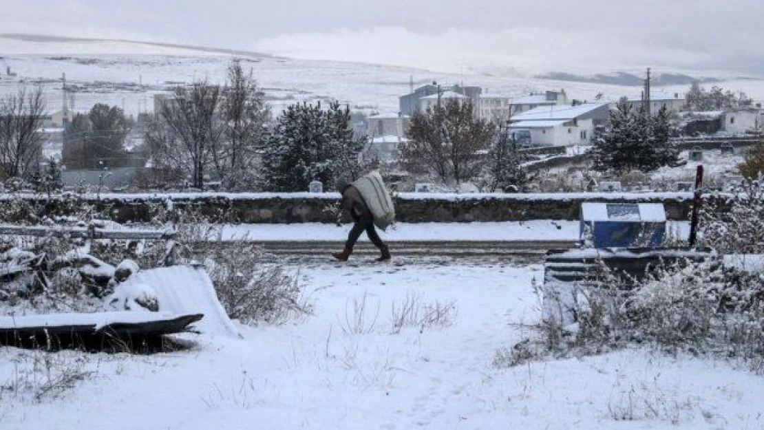 Ardahan, Kars ve Erzurum'da Kar Yağışı Başladı