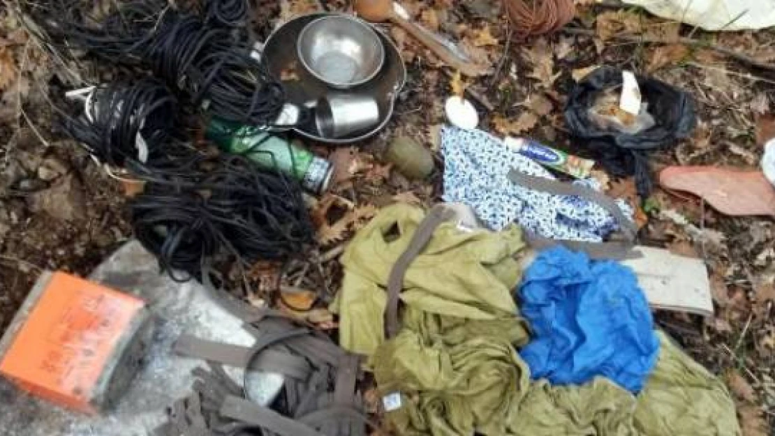 PKK sığınağında mühimmat ele geçirildi