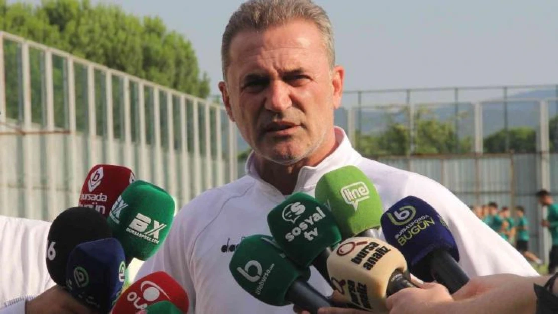 Tahsin Tam: 'Bursaspor'u play-off yarışında tutmak istiyoruz'