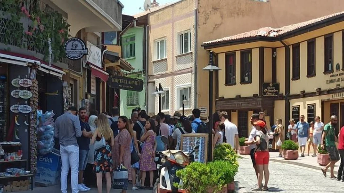 Tarihi bölgede hafta sonu yoğunluğu