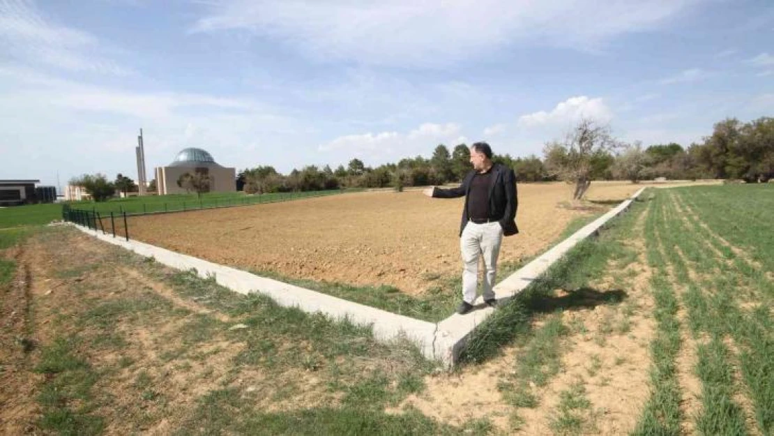 Tarlasından tel örgüleri çalınan tarla sahibi hırsızlara teessüf etti