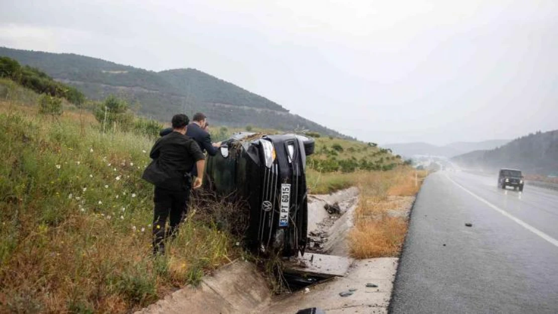 TBMM Başkanı Şentop'un korumalarının bulunduğu araç kaza yaptı