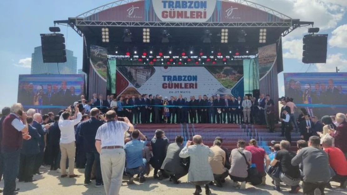 TBMM Başkanı Şentop ve İçişleri Bakanı Soylu, Trabzon Günleri'nin açılışına katıldı