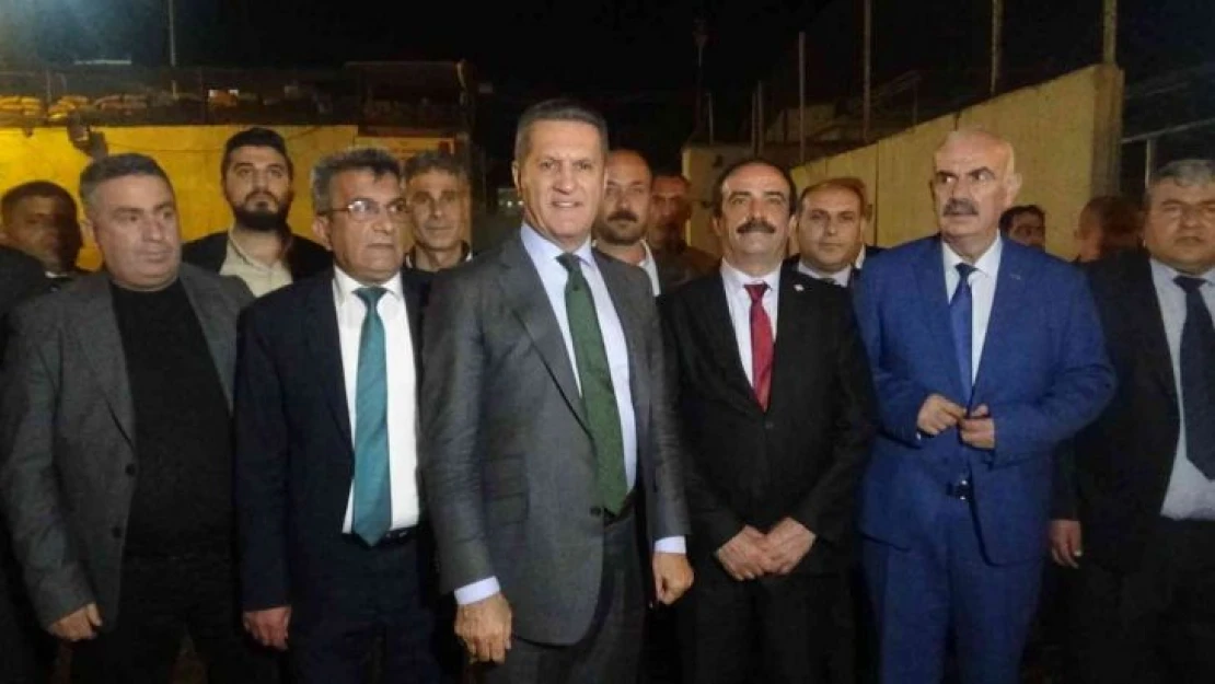 TDP Genel Başkanı Sarıgül: 'Toplumsal huzura ihtiyaç var'