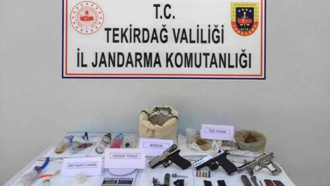 Tekirdağ'da 2 kilo uyuşturucu ele geçirildi