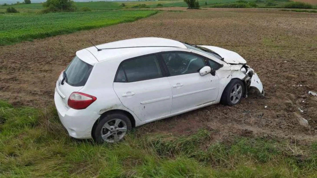 Tekirdağ'da otomobil takla attı: 4 yaralı