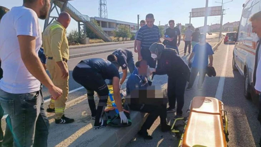 Tekirdağ'da polis memuruna otomobil çarptı