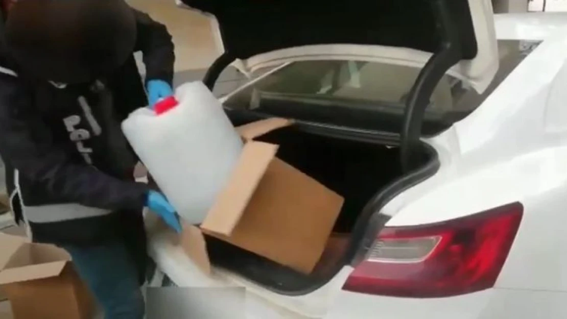 Tekirdağ'da sahte alkol operasyonu: 105 litre sahte ve etil alkol ele geçirildi