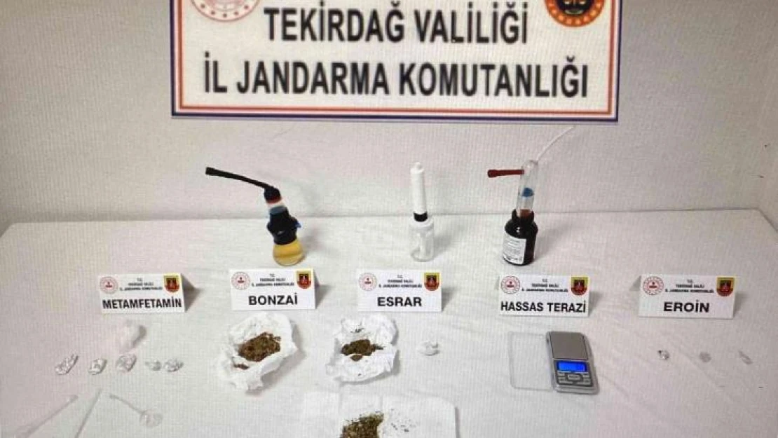 Tekirdağ'da uyuşturucu operasyonu: 2 kişi tutuklandı